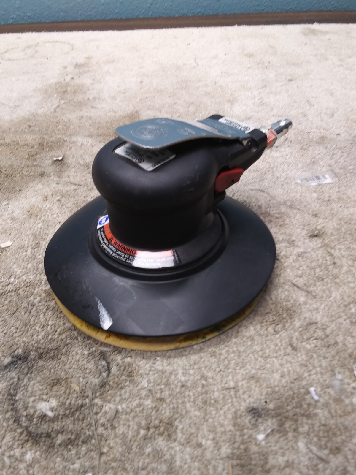 Chicago Pneumatic Air Sander CP7220CV Made In UK 6" Pad Sanding Tool