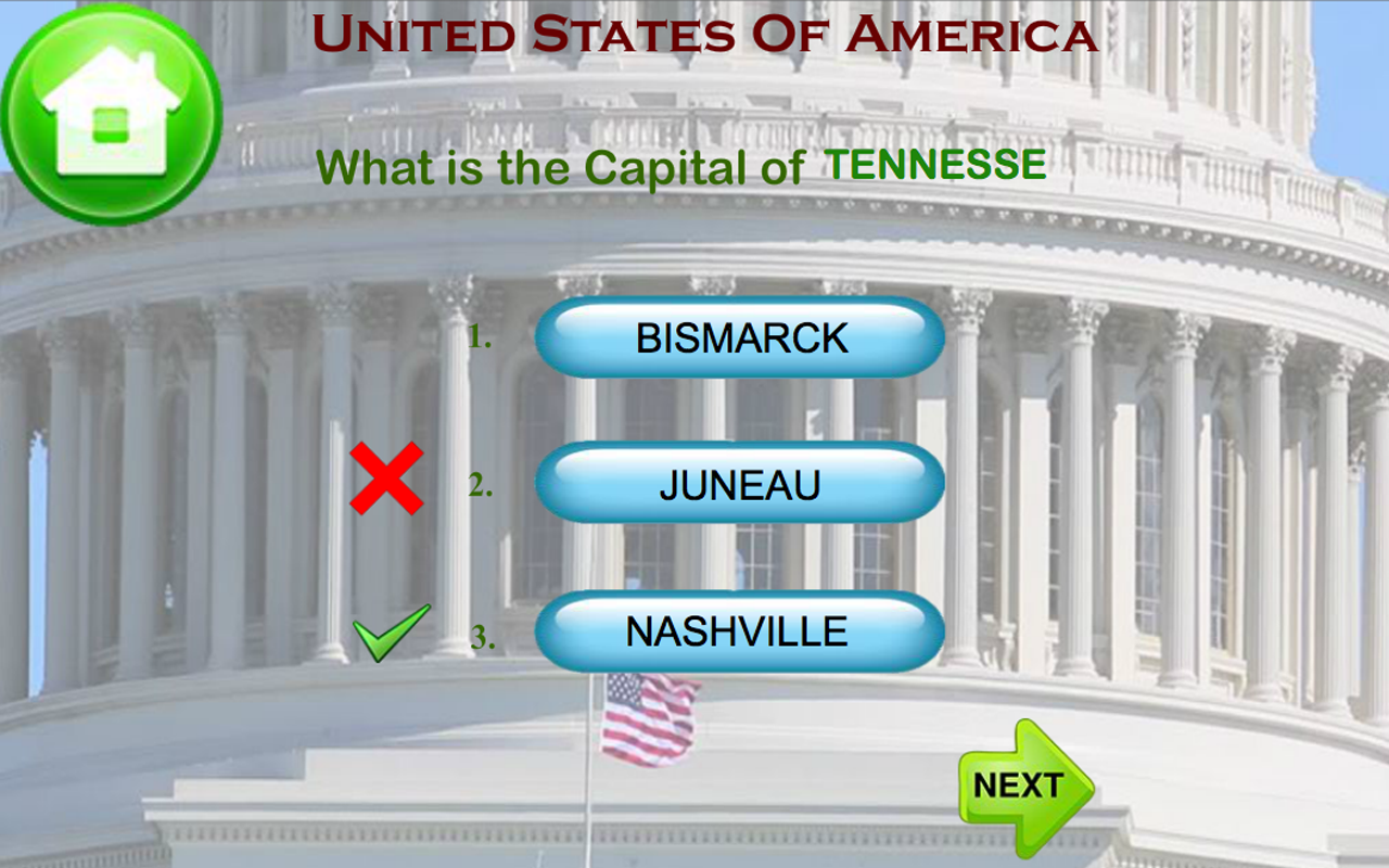 United States Map Quiz Game - Study Practice Quiz (Windows or Mac)