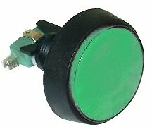 CYGUSA 5 AMP Illuminated Round Display Switch - Green