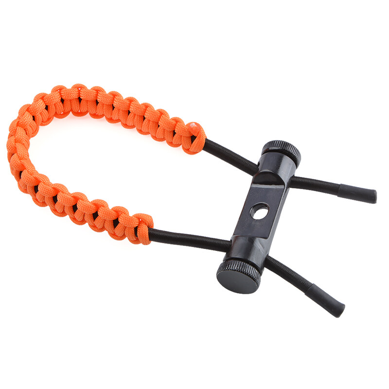 1pc Archery Wrist Sling Adjustable Strap Braided Ropes Compound Bow Hunting