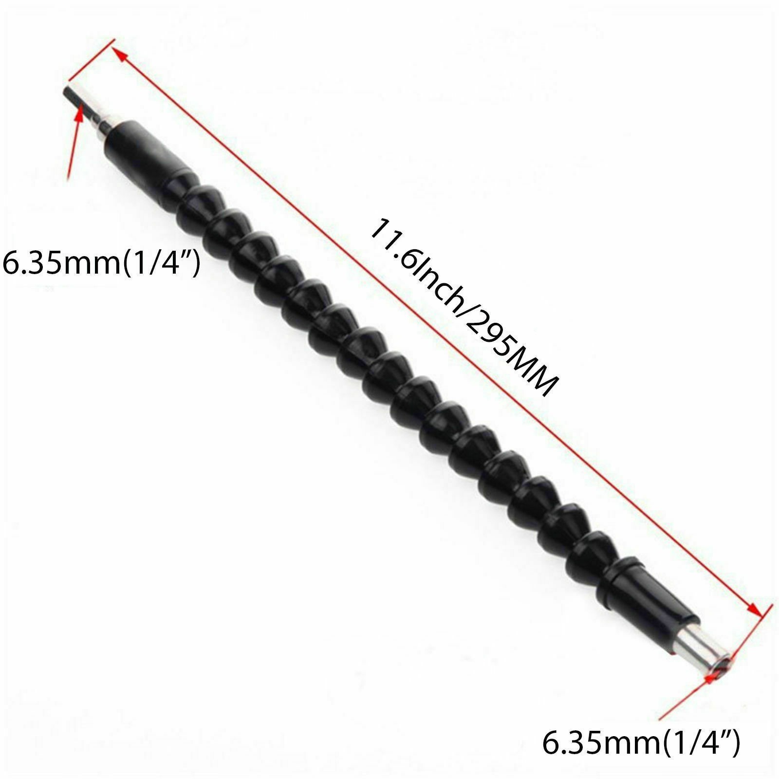 4Pc Magnetic Extension Socket Drill Bit Holder Screwdriver 1/4" Hex Shank Quick