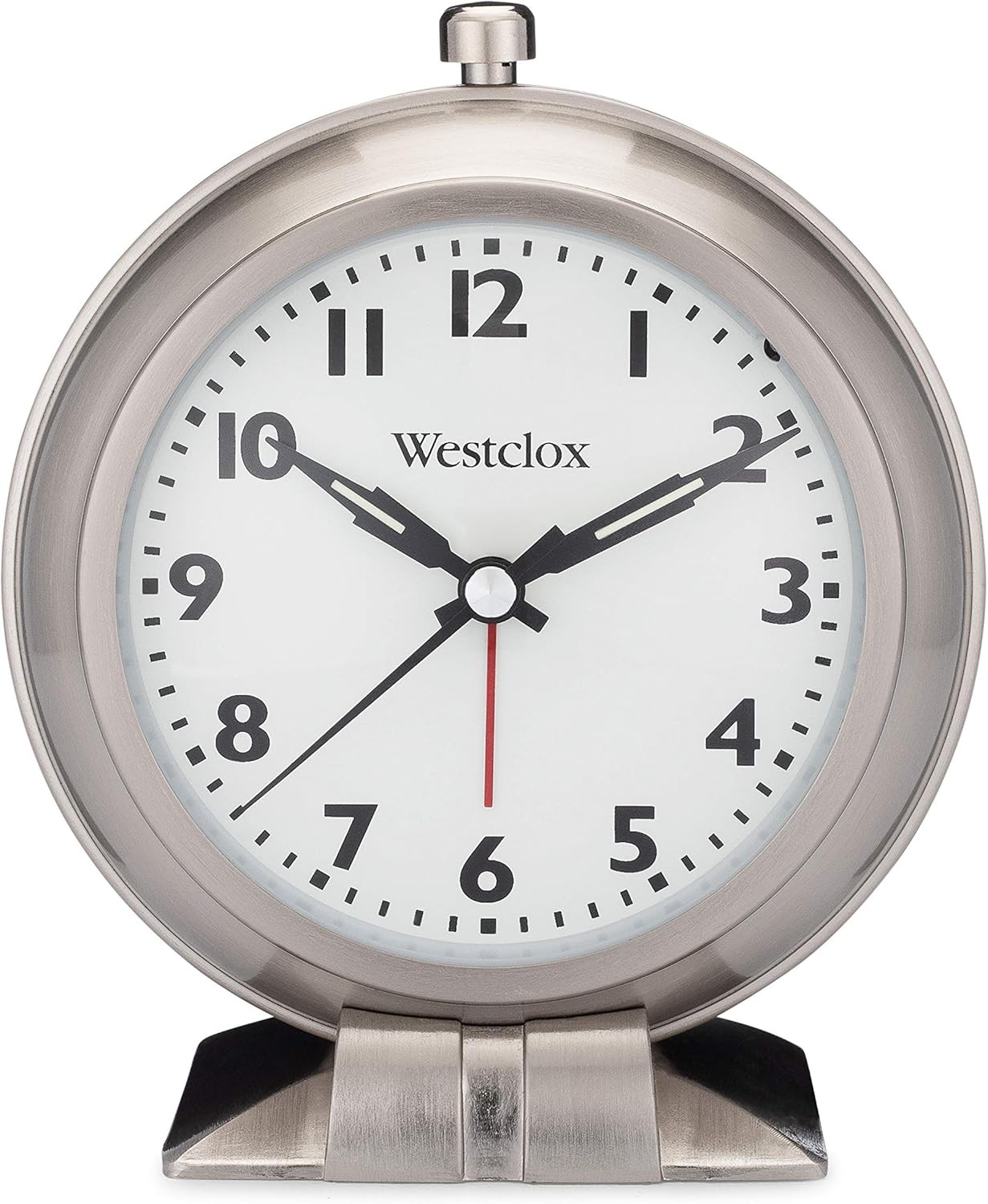 Westclox Big Ben Classic Alarm Clock – Silver Finish, 4.75W x Medium,