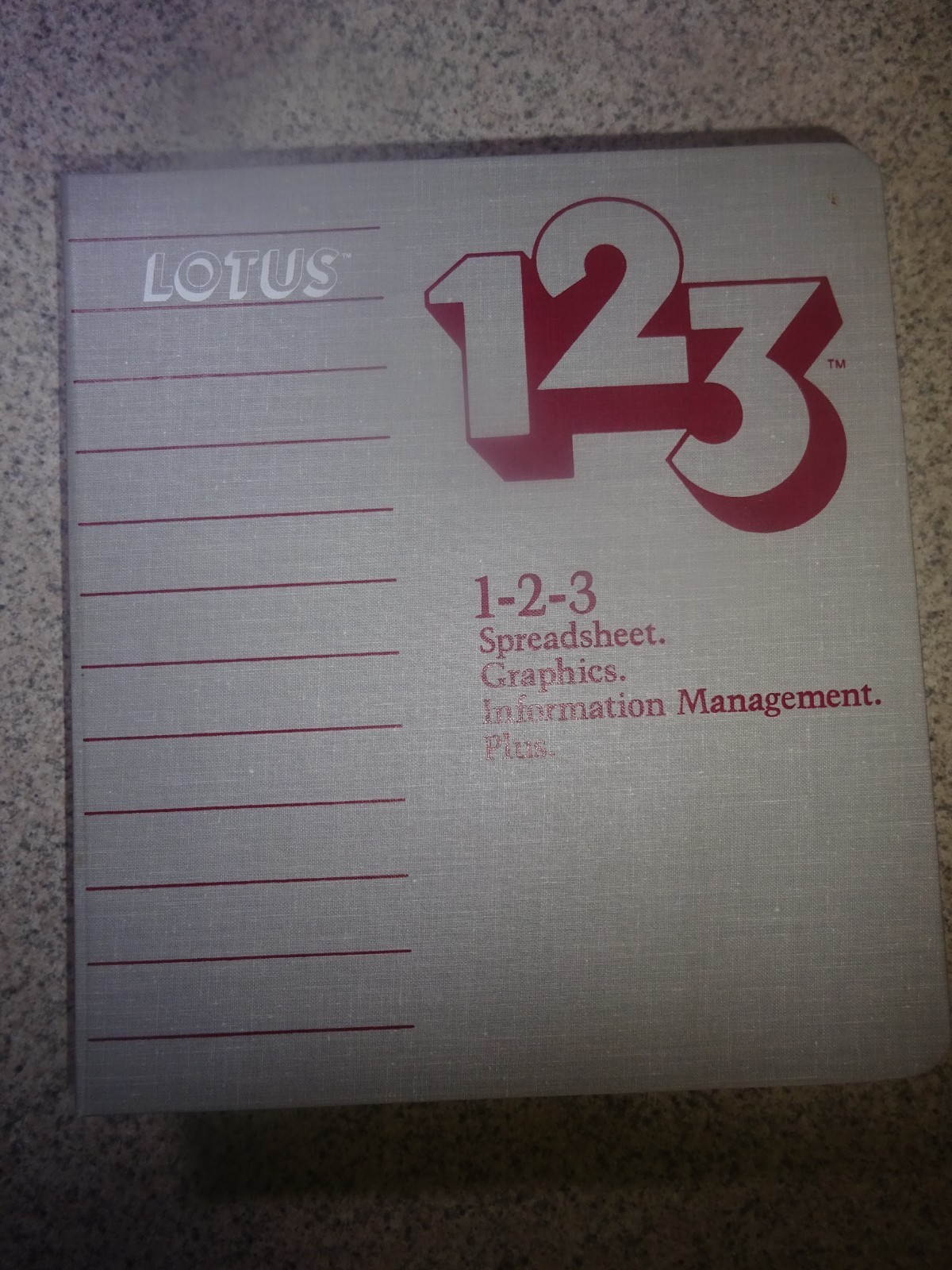 LOTUS 123 Version 1A DOS Vintage Software 5.25 Floppy IBM PC XT and compatibes