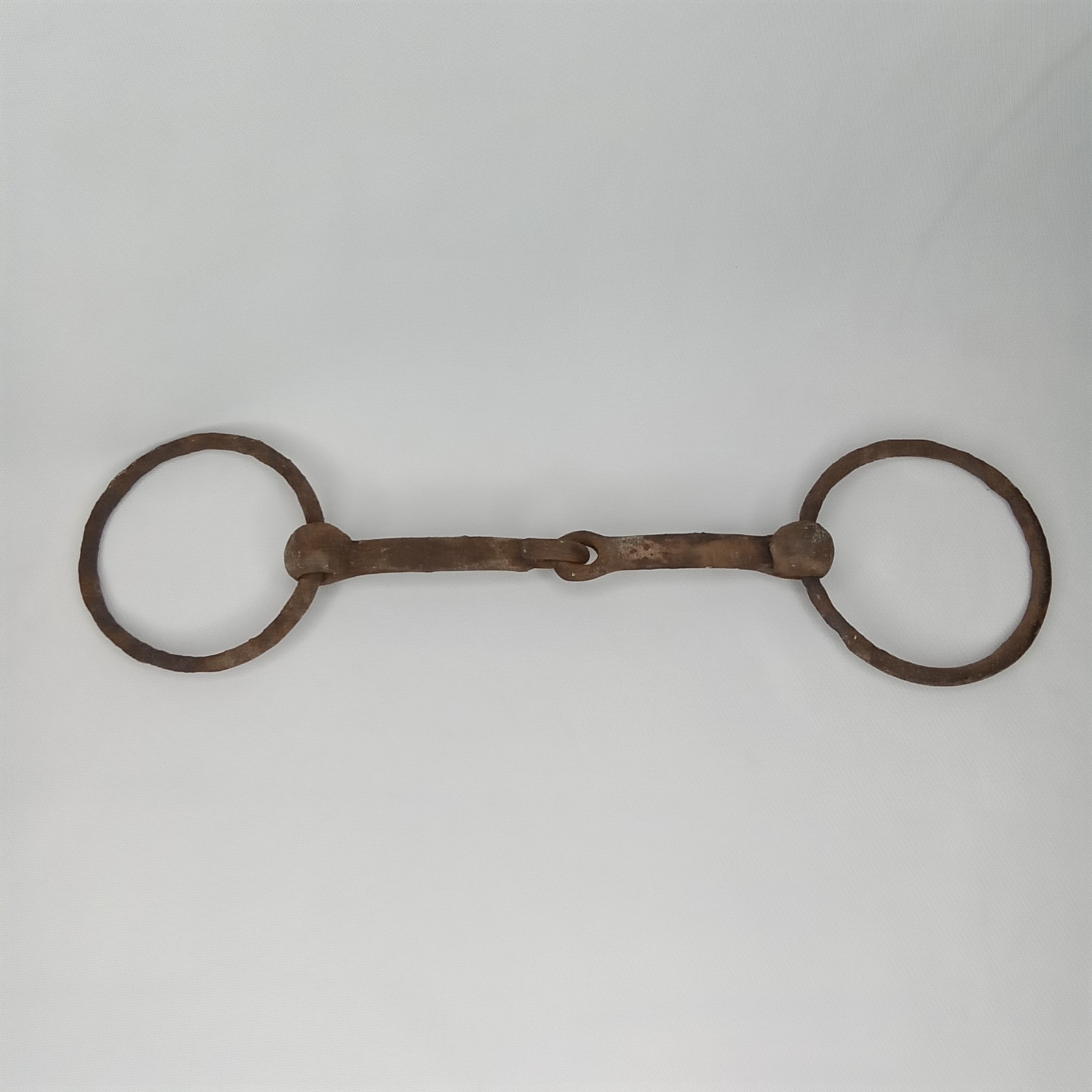 Antique Iron O Ring Horse Bit Snaffle Bit Style Mullen Jointed Mouthpiece 1900s