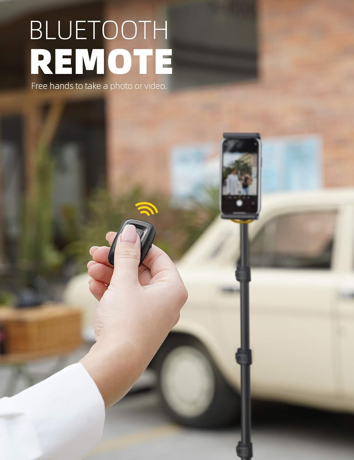 Lamicall Tablet Floor Tripod Stand - 64.9" Tablet Holder Mount Bluetooth Remote