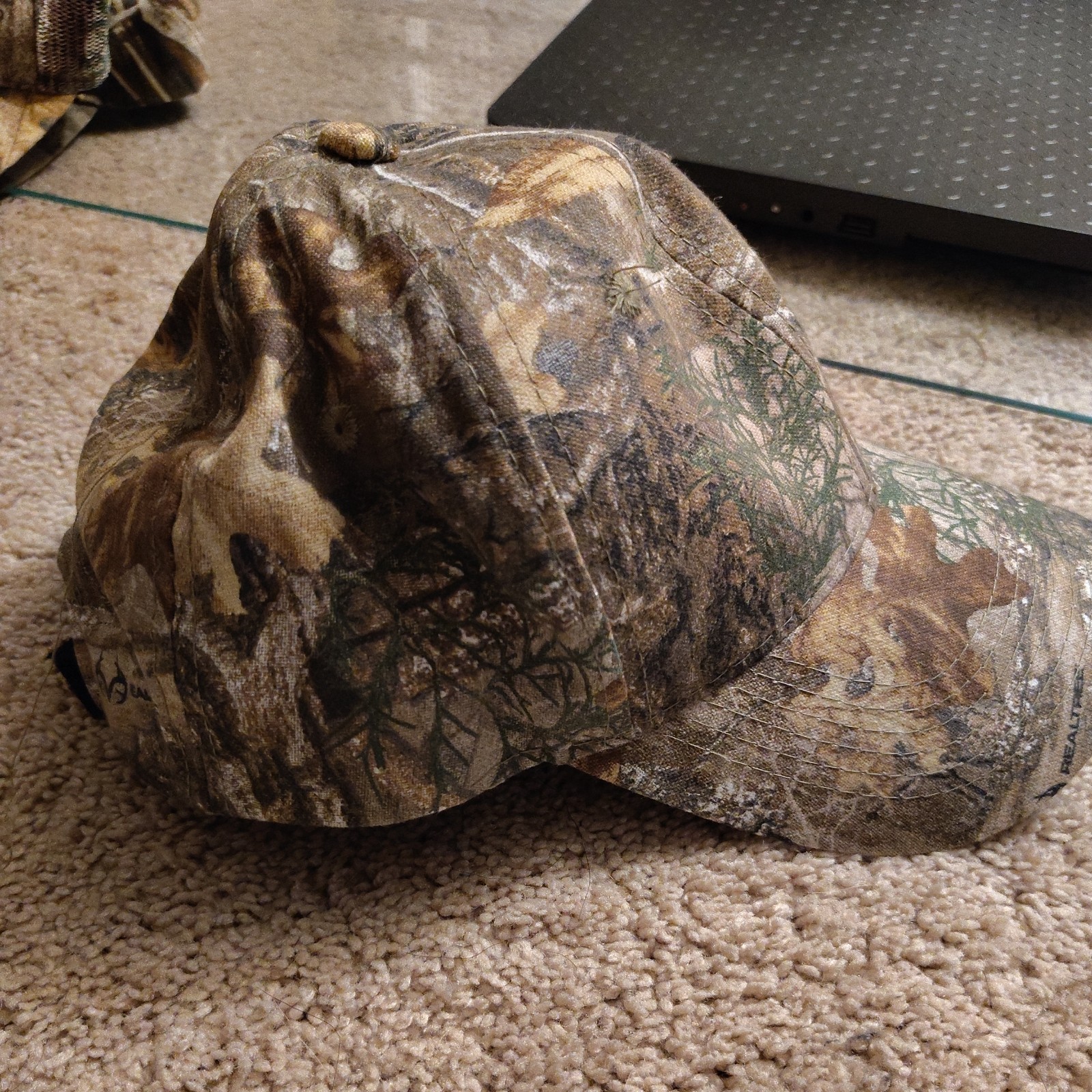 Realtree Edge Camo Baseball Cap Hunting Fish Hat One Size Adjustable All Cloth