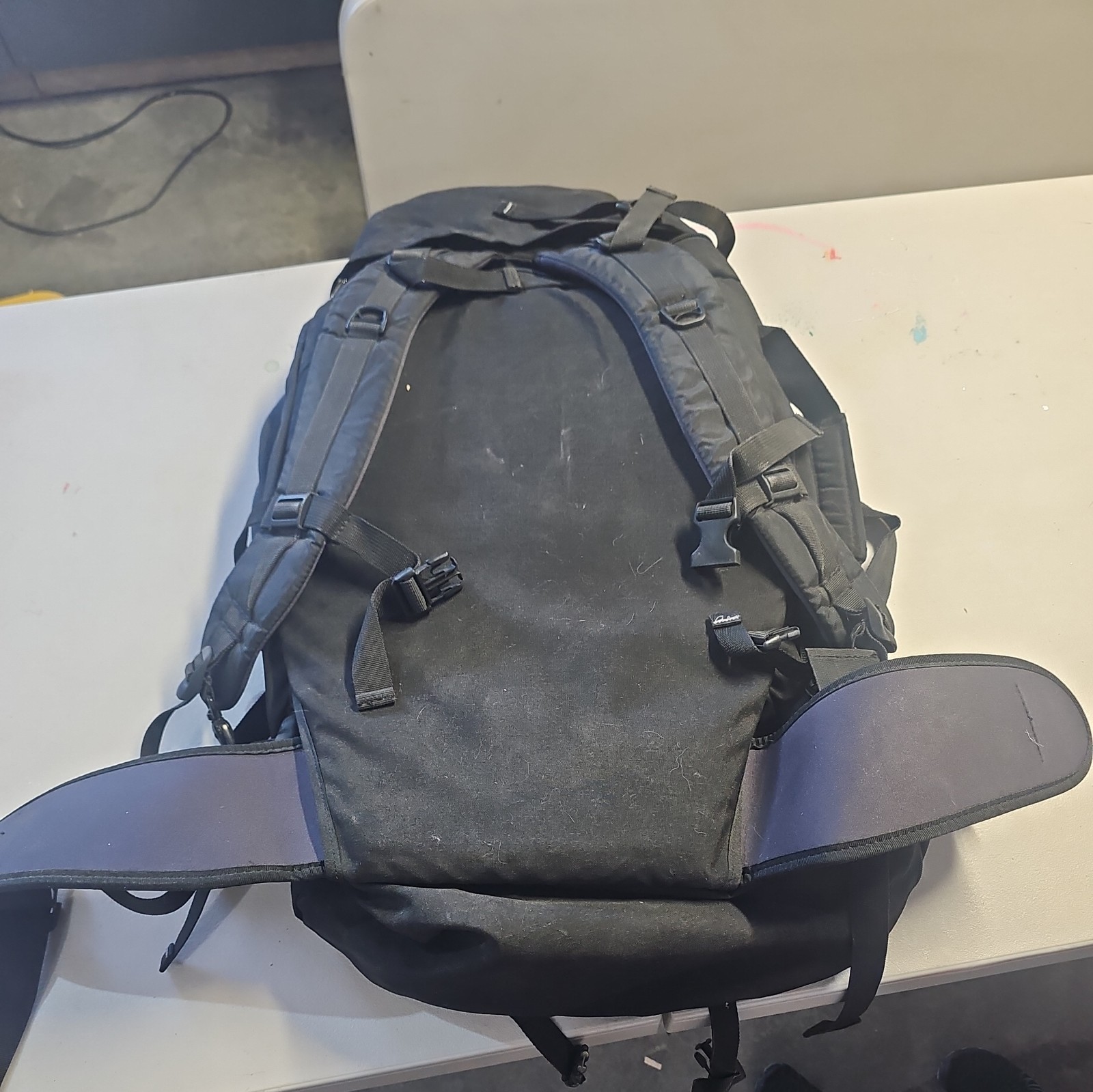 Jansport TALL Internal XL Backpack Black Hiking Backpack