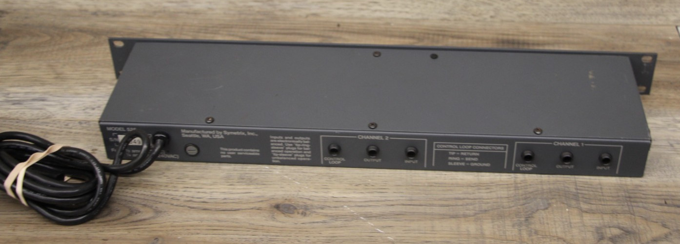 Symetrix 525, Dual Gated Compressor Limiter, Vintage Rack
