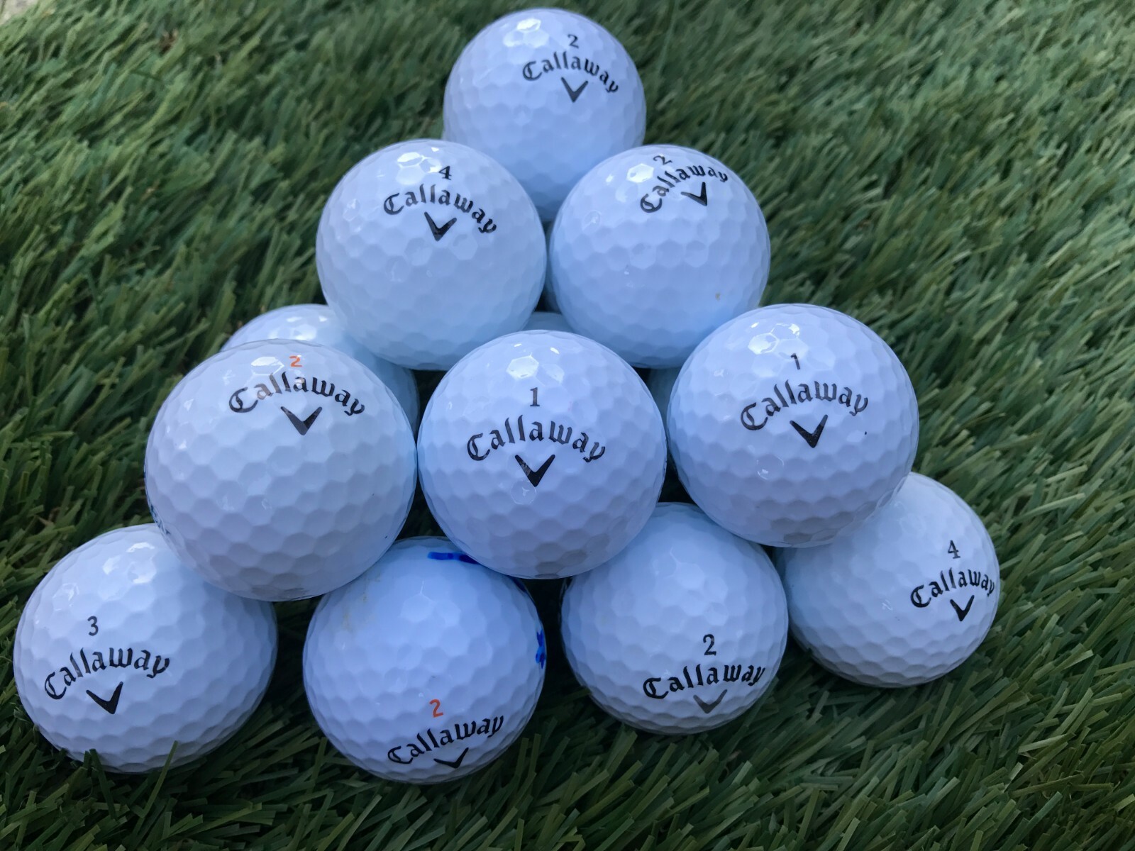 100 Callaway Supersoft Near Mint Used Golf Balls AAAA