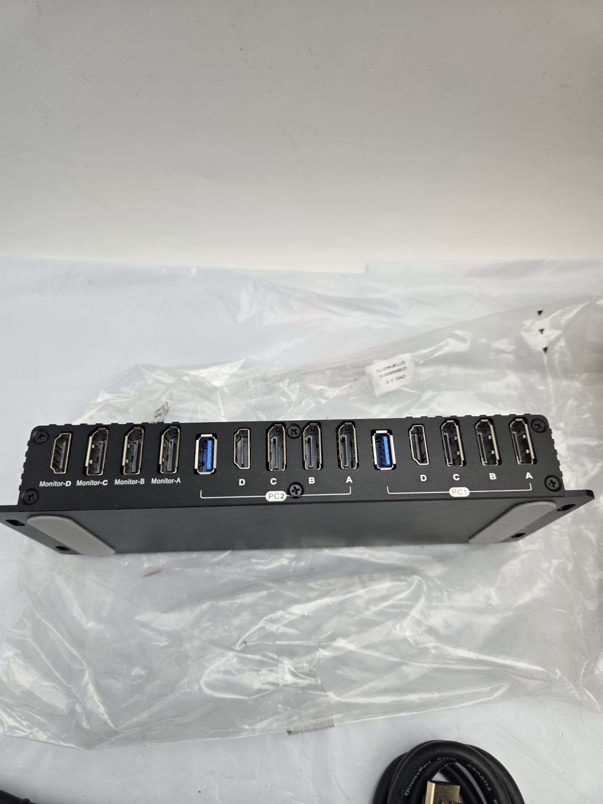 Hamgaacan Kvm Switch Hotkey/DPx3 & HDMIx I Quadra Monitor Displayport 4K 240hz