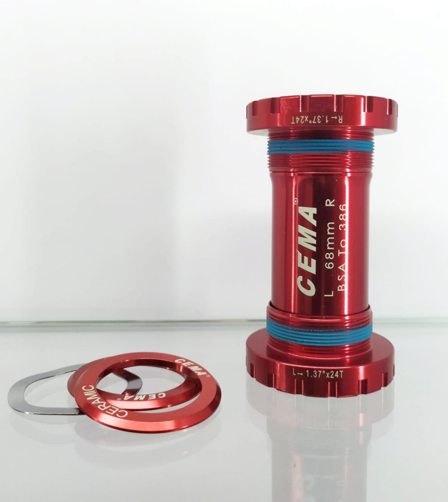 CEMA BSA Integrated BB - W:68 x 1.37'' X 24T - FSA386EVO / Rotor 3D+ - Ceramic -