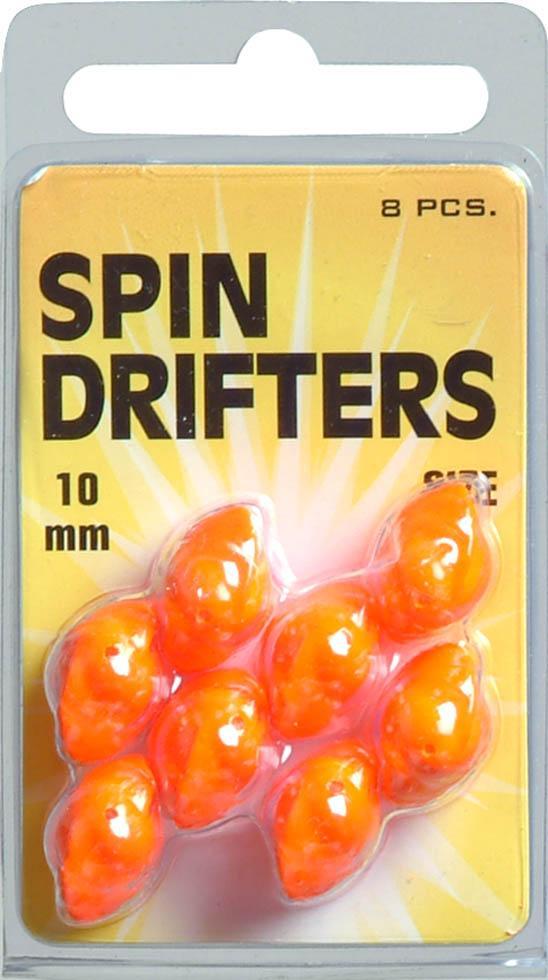 5 packs Danielson 10 mm Spin Drifters flame colored SDP1FLM
