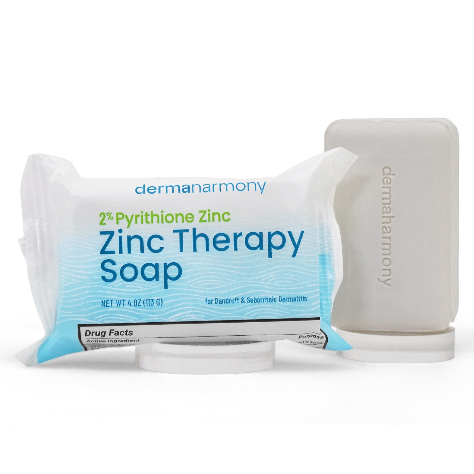 2% Pyrithione Zinc (ZNP) Bar Soap - DermaHarmony 4 oz