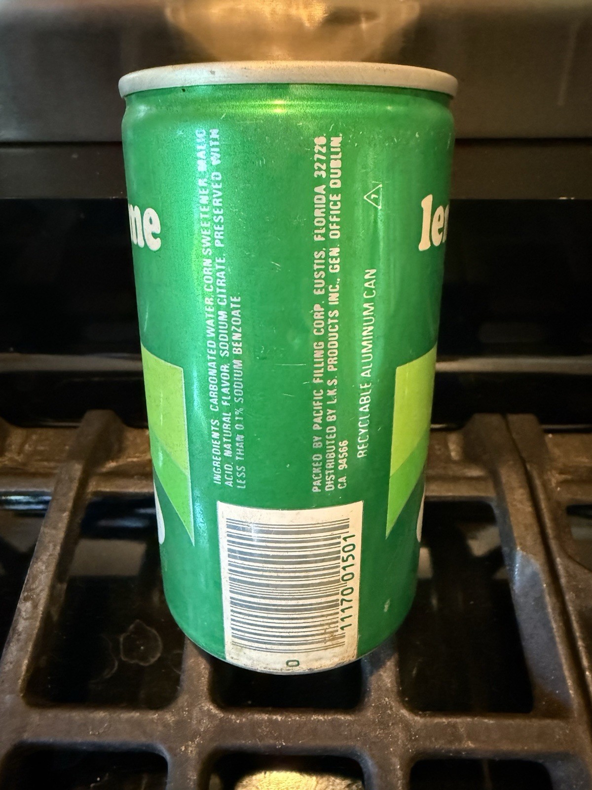 LADY LEE LEMON 🍋 LIME 🍋‍🟩 soda 🥤can - 🇺🇸