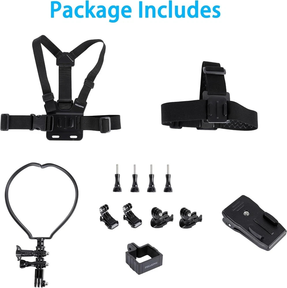 4in1 DJI Osmo Pocket 4 3 Accessories Kit,Chest Mount Harness,Neck Holder,Head...