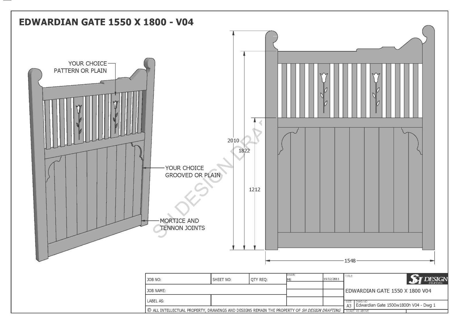 SINGLE & DOUBLE TIMBER GATE "BUILDING PLANS" - MANY SIZES - Make ur Own & Save $