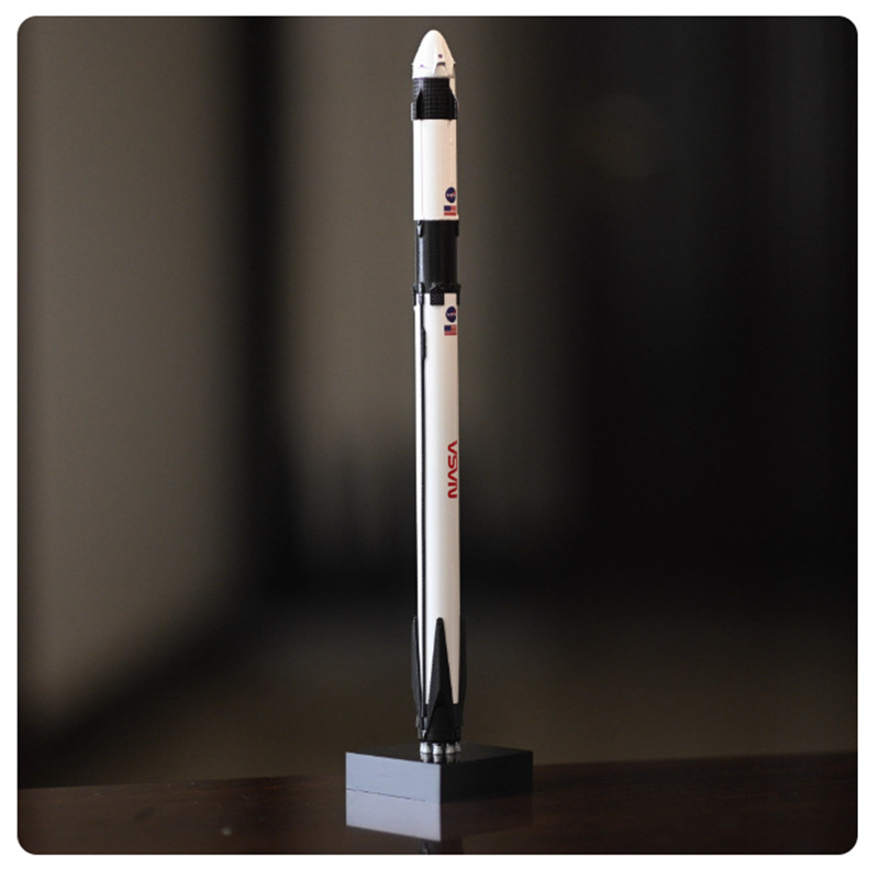 SpaceX Falcon 9 - Crew Dragon Rocket 1:233 Model Static Model Statue Scale Gift