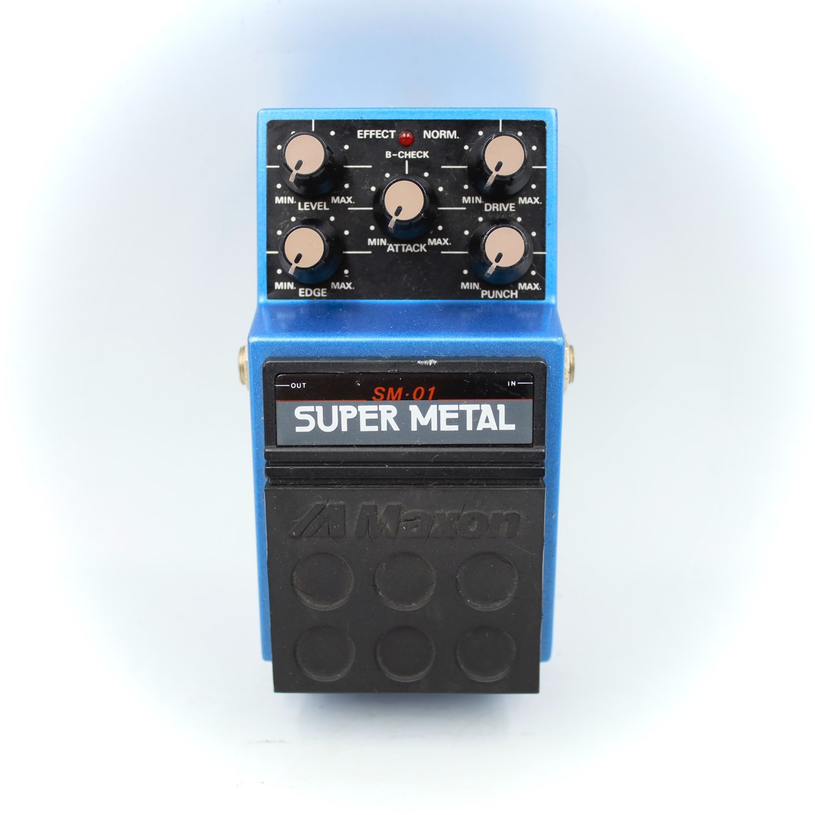MAXON SM-01 Super Metal Made in Japan Distortion Guitar Effect Pedal 168855