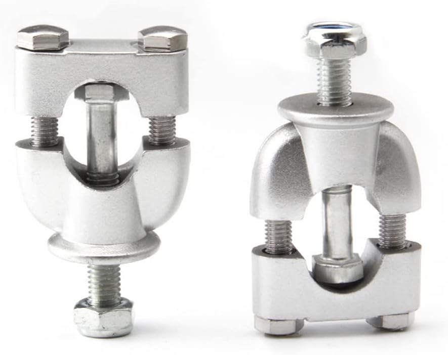 22mm 7/8" Motorcycle Handlebar Risers Mount Clamps for Dirt Pit Bike ATV Pack of