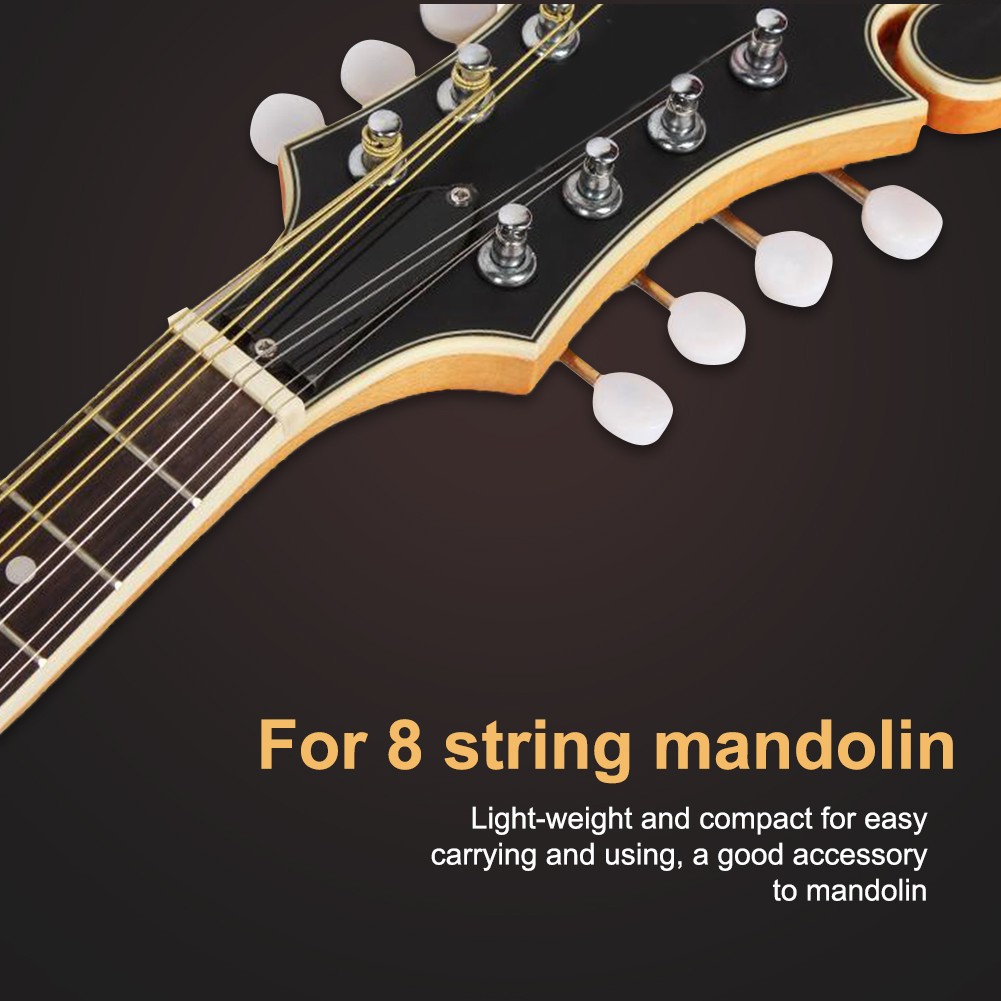 3Pcs Mandolin Bone Nuts Durable String For 8 String Instrument Repair EBTJ