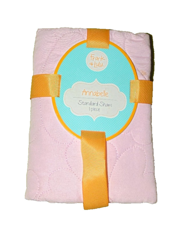 Annabelle Standard Sham Pink New Frank And Lulu