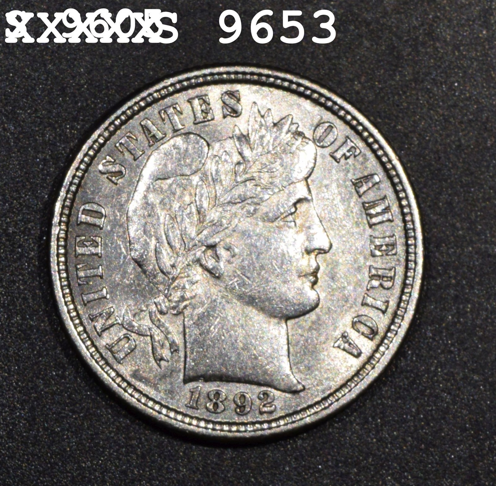 1892 Barber Dime "AU+" *Free S/H After 1st Item*