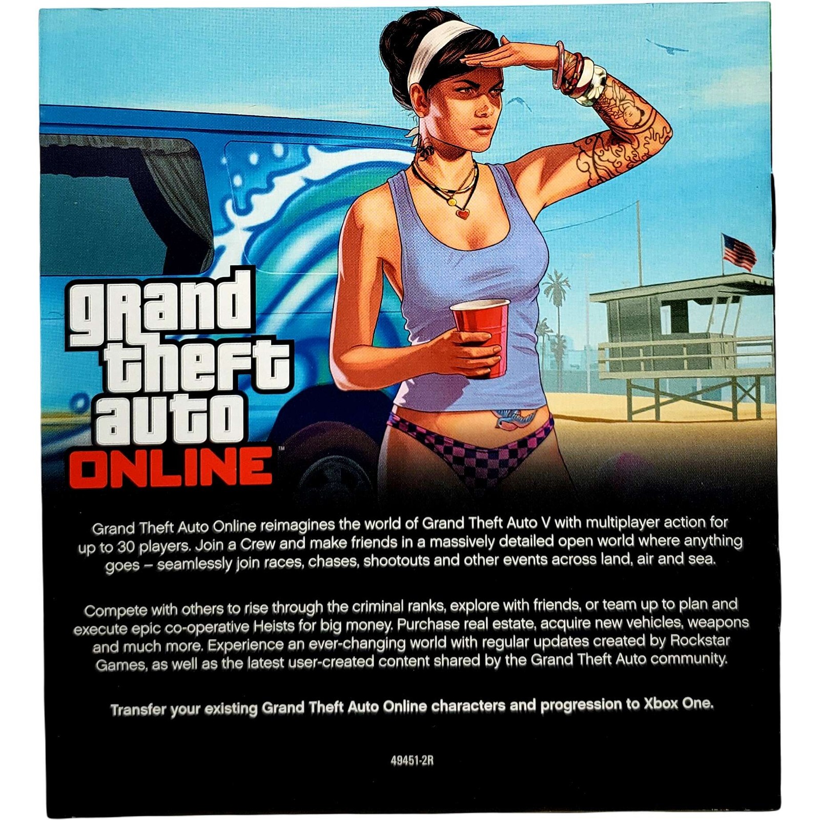 (Manual Only) Grand Theft Auto V - Microsoft Xbox One Excellent Tested Original