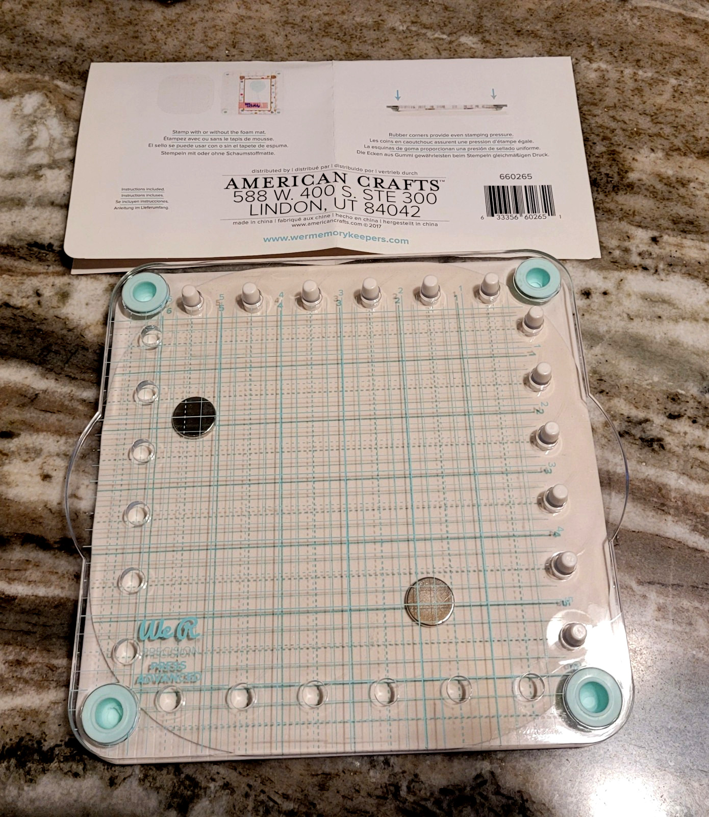 American Crafts We R Memory Keepers Precision Press Crafting Tool