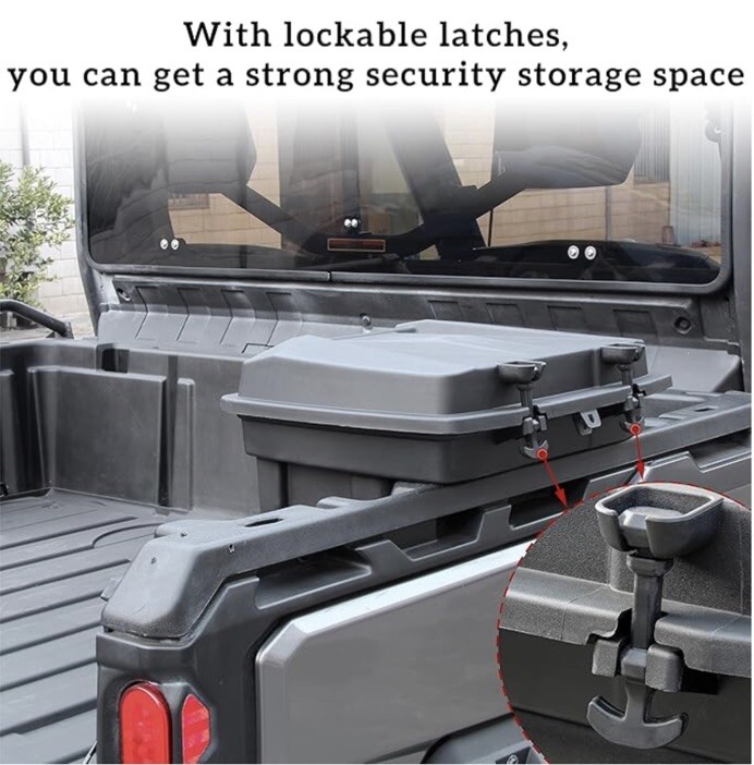 Removable Rear Cargo Storage Box for Can-Am Defender HD5/ HD8/ HD10/Max HD8/Max
