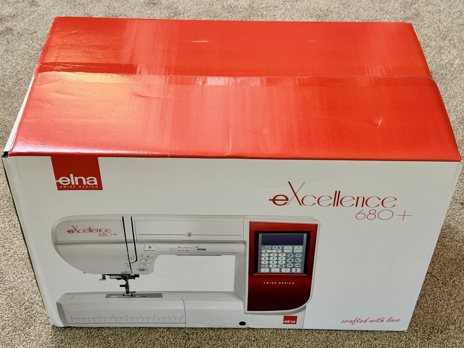 Elna eXcellence 680+ Fashion & Decor Edition Computerized Sewing Machine - NEW!