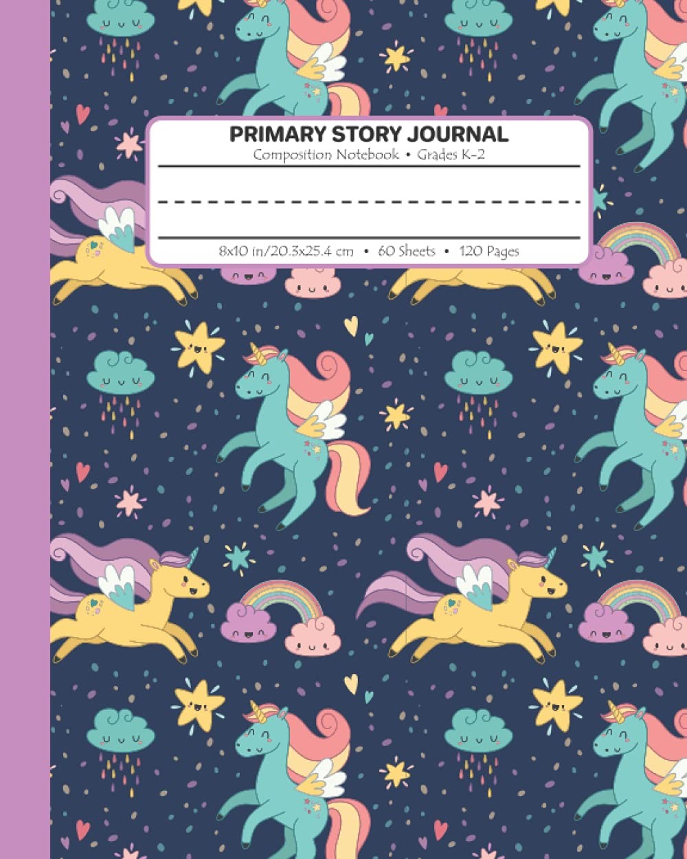 Primary Story Journal Composition Notebook for Grades K-2: Story Paper With Blan