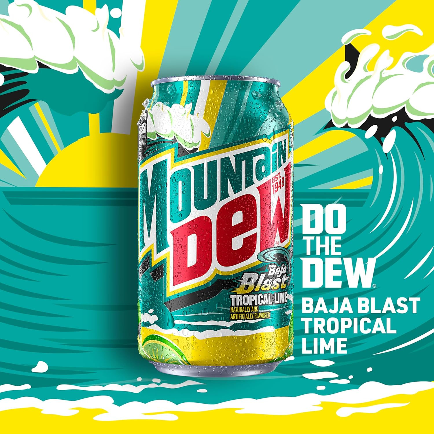 Baja Blast Cans, 12 Oz Cans, 12 Count