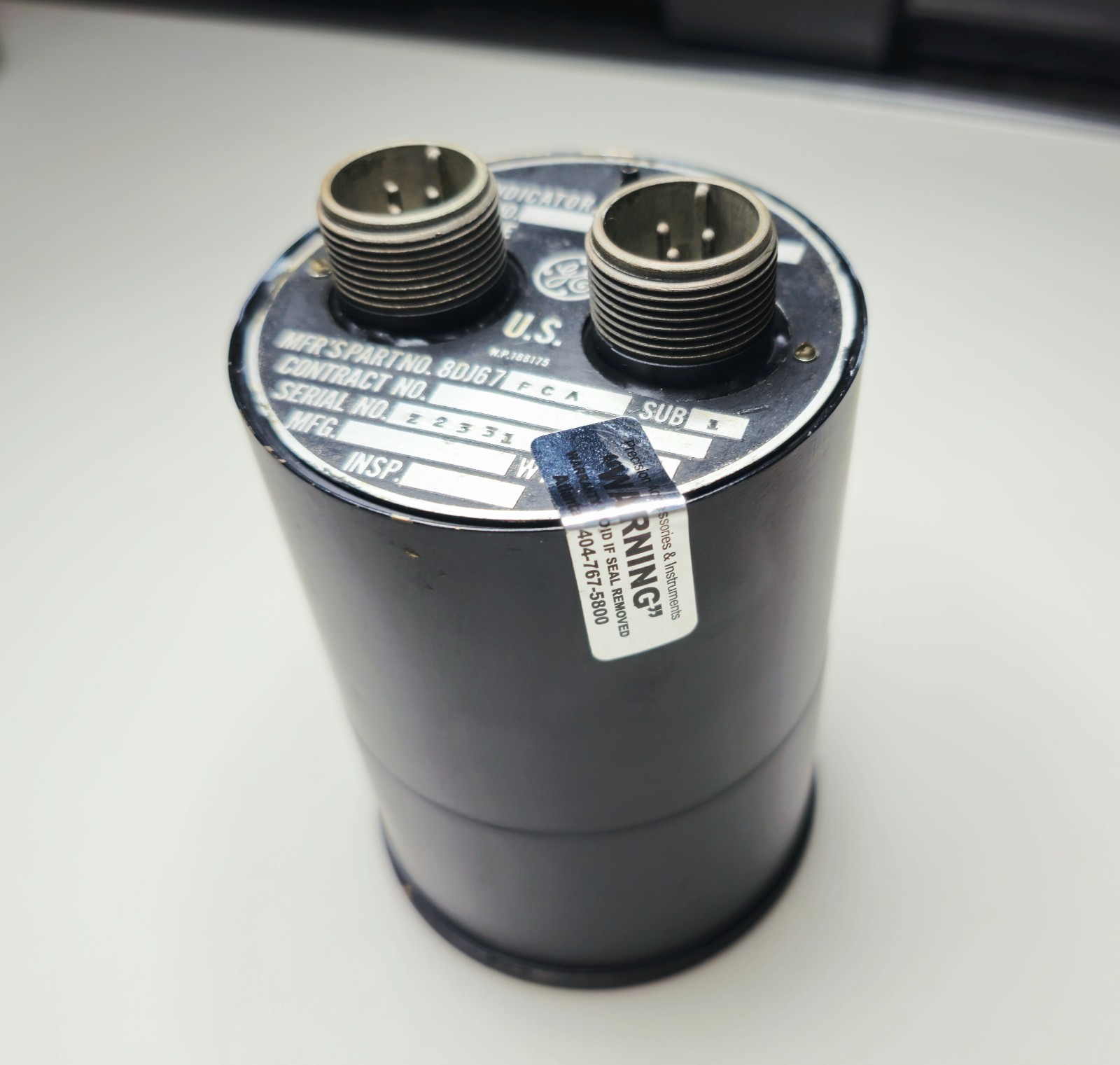 General Electric (GE) Aircraft Tachometer Indicator
