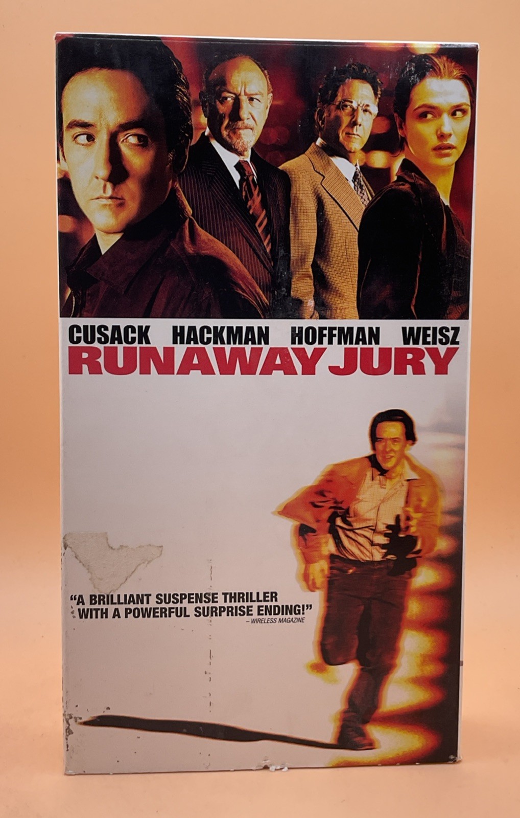 Runaway Jury VHS 2004 John Cusack White Tape **Buy 2 Get 1 Free**