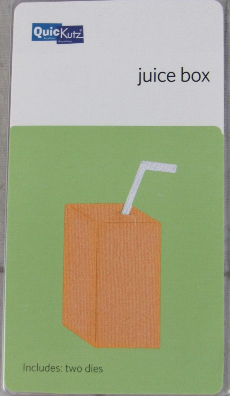 QuicKutz Juice Box 2x2, 2 Cutting Die Set KS-0742