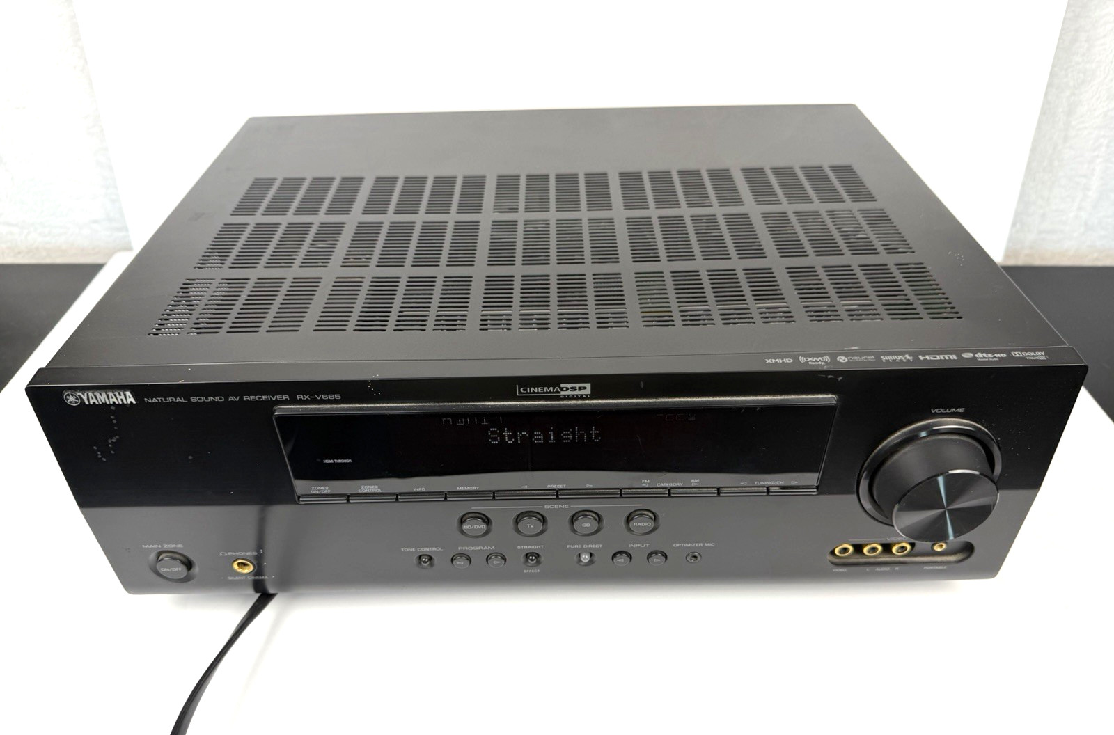 Yamaha RX-V665 Home Theatre Receiver 90W Bluetooth  No Remote