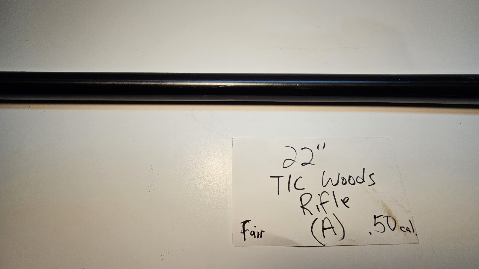Thompson Center Woods Rifle Inline Muzzleloader 22" Barrel With No Breech (A)