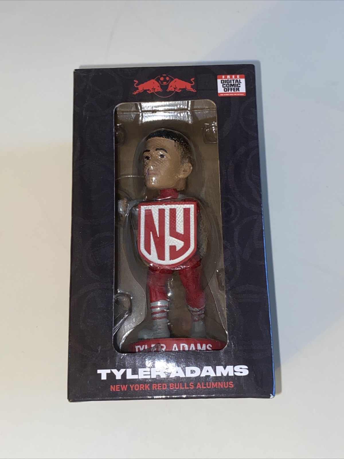 TYLER ADAMS Bobblehead New York Red Bulls Alumnus Marvel Super Hero Night