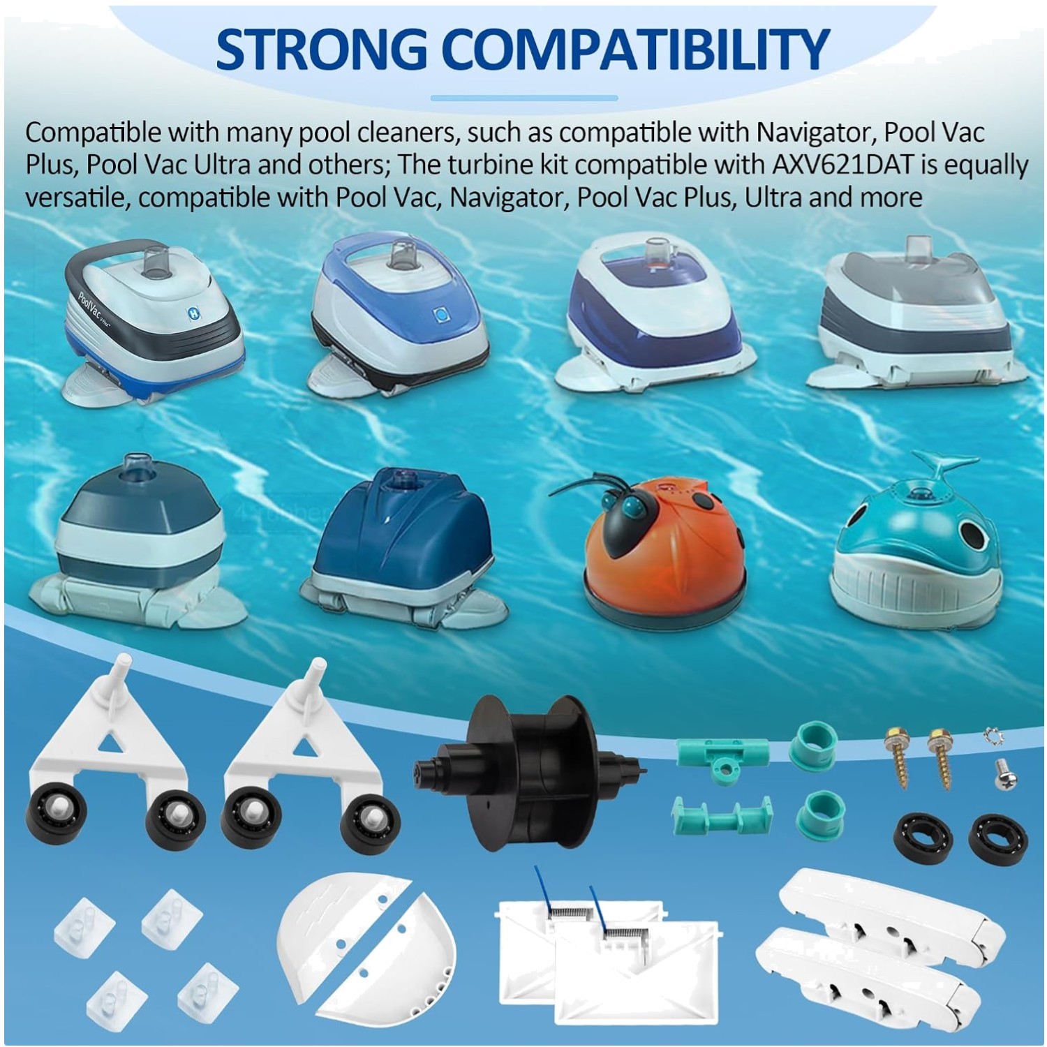 Full Compatibility Pool Vac Tune-Up Kit -  Quality