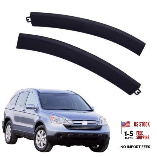 2PCS Bumper Filler Black - Left Driver & Right Passenger Side Replacement