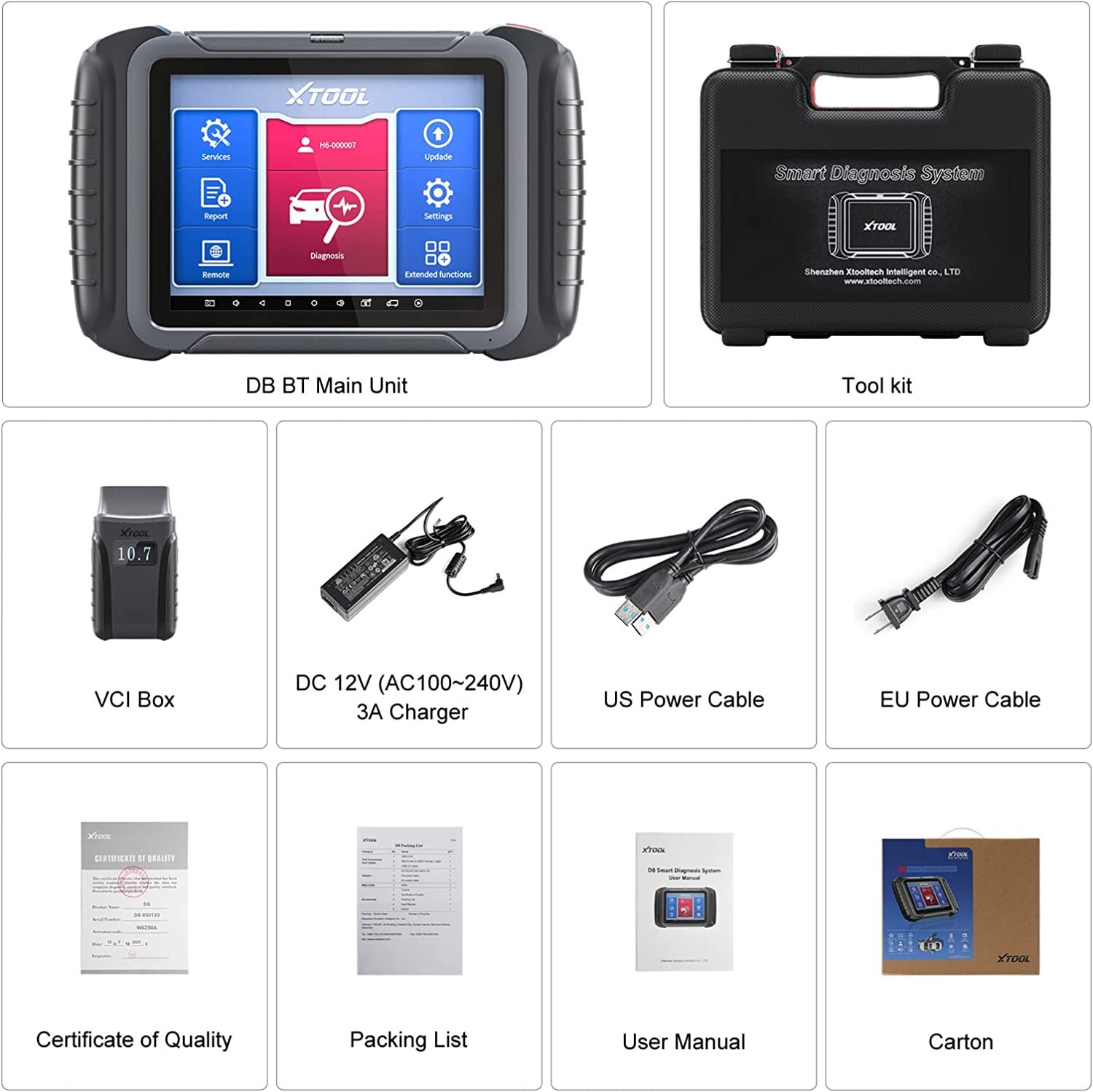 XTOOL D7 D8-BT D9-BT PAD PLUS A30M Full System Diagnostic Scanner Car Key Coding