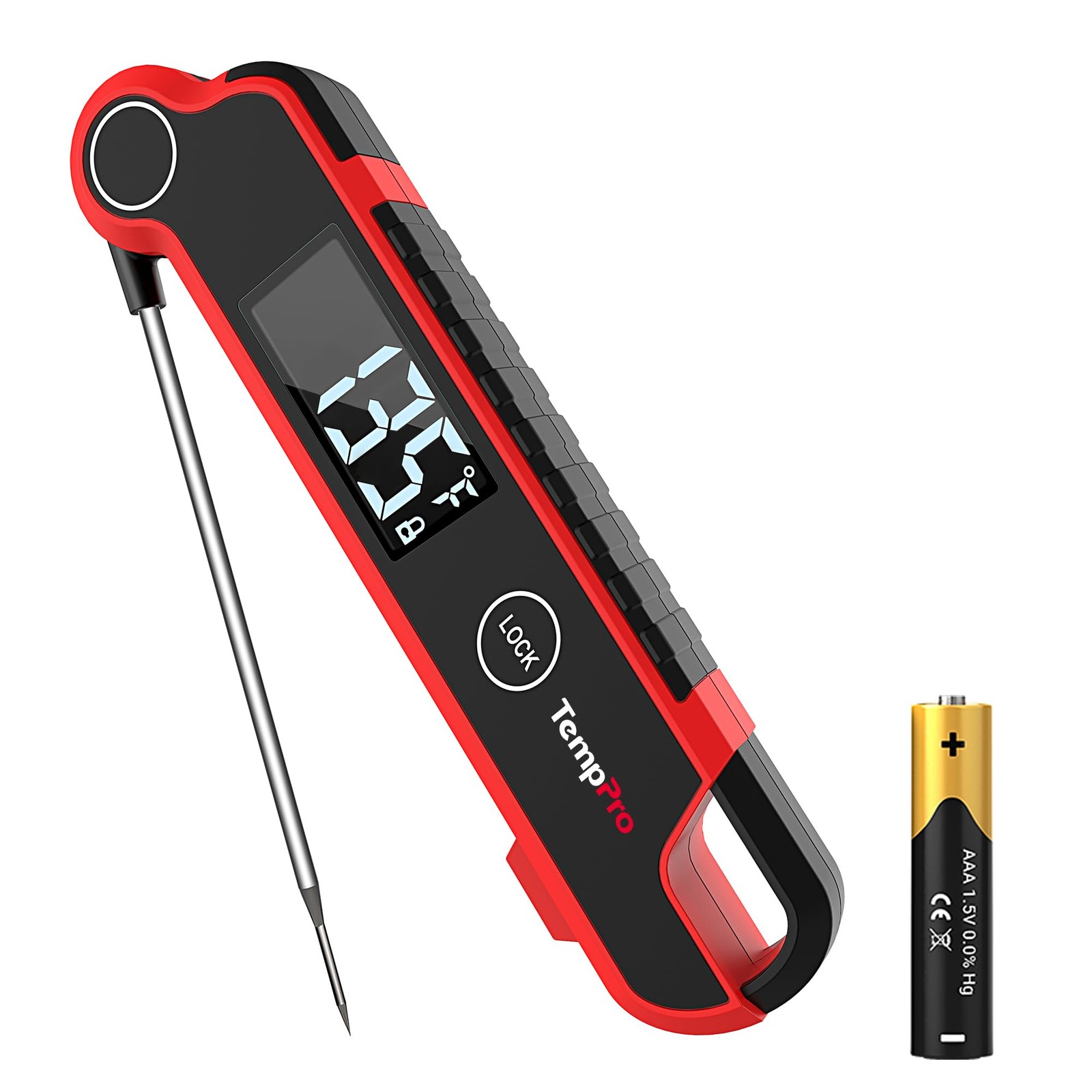 TempPro TP620 0.5 SEC Thermocouple Meat Thermometer Digtial, Instant Read...