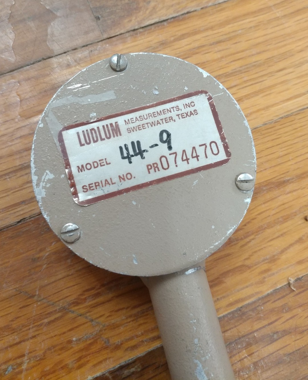 Ludlum 44-9 Alpha Beta Gamma Pancake Detector Probe, Tested