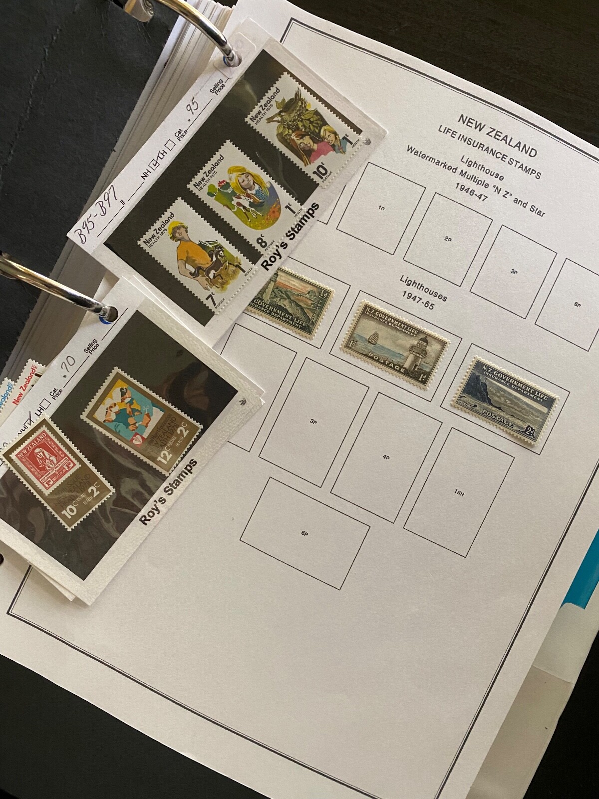New Zealand Stamps mounted on pages Most not shown See Video 1353