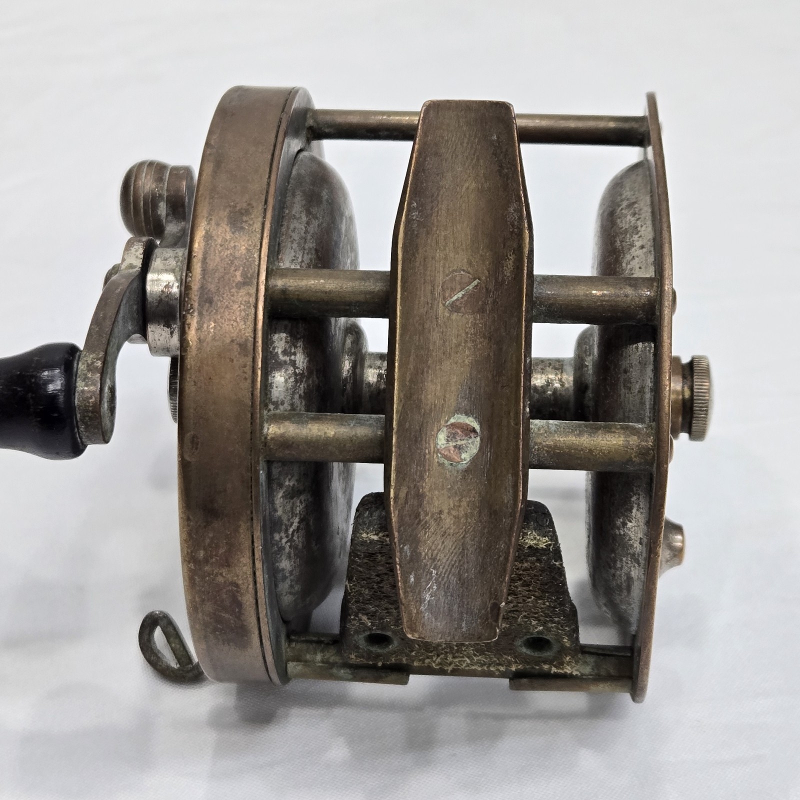 Vtg Four Bros 4 Brothers Sumco 2258 Fishing Reel Heavy Brass