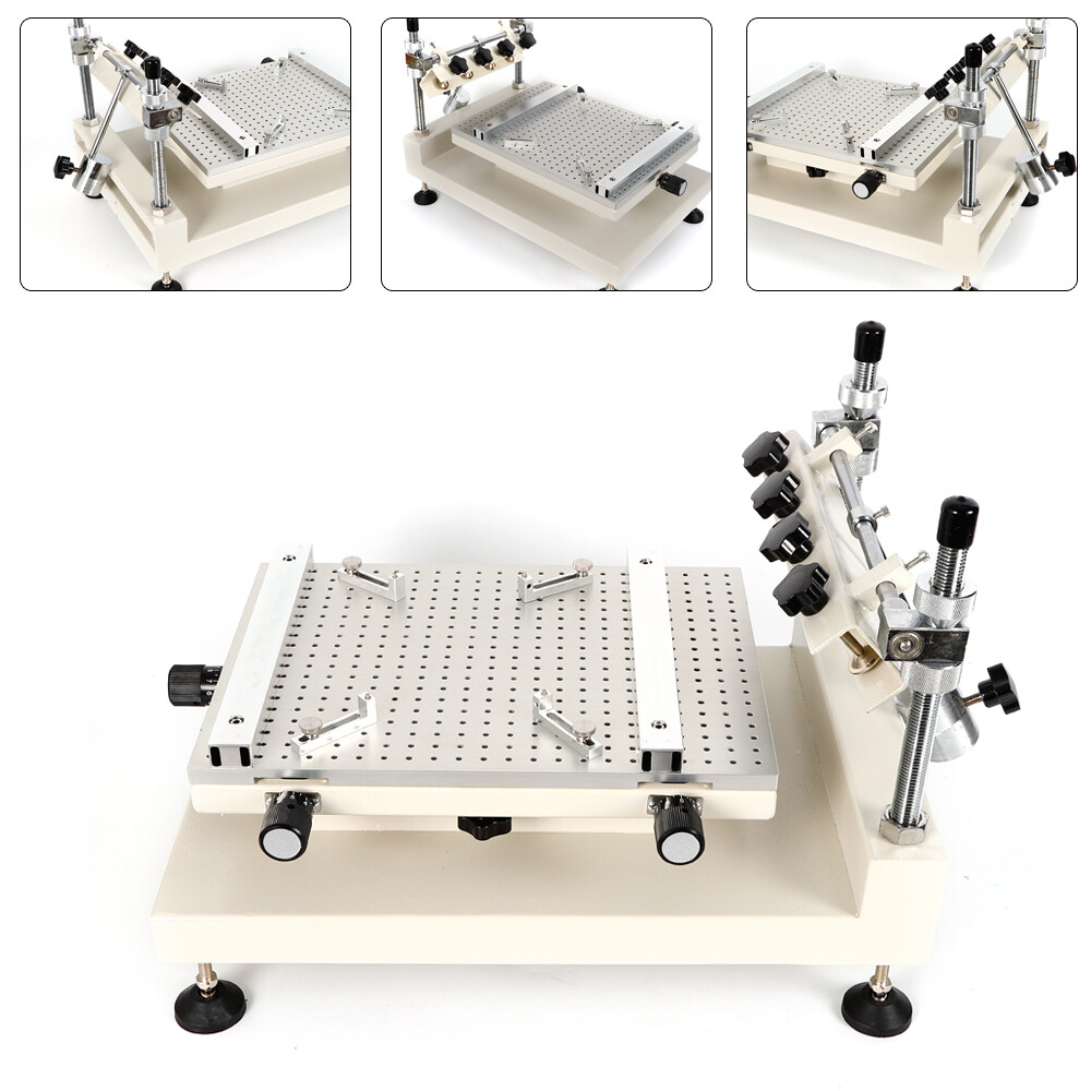 3040 Solder Paste Printer PCB SMT Manual Stencil Printer High Accuracy Machine