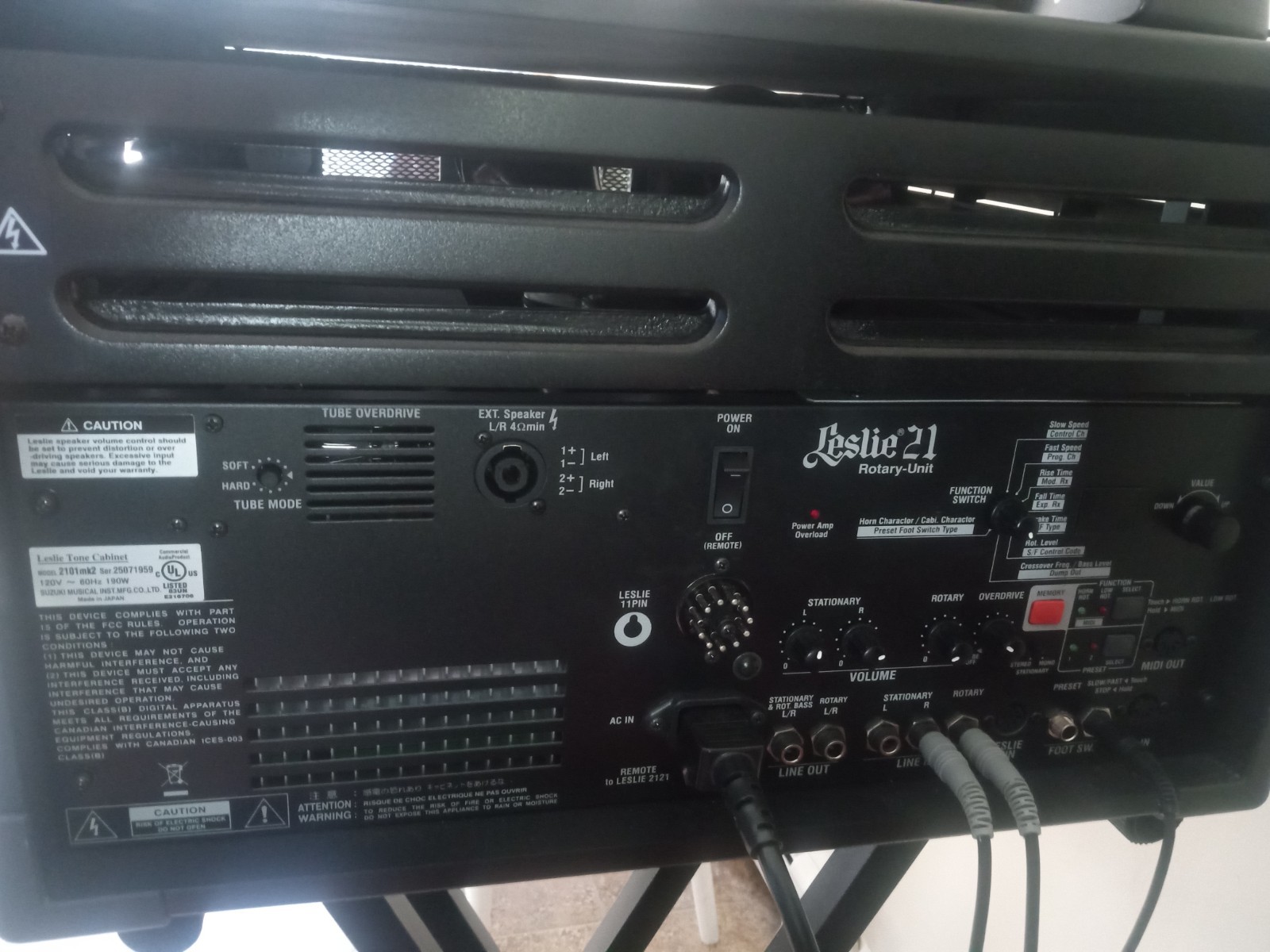 New leslie 2101 mk 2 rotary speaker