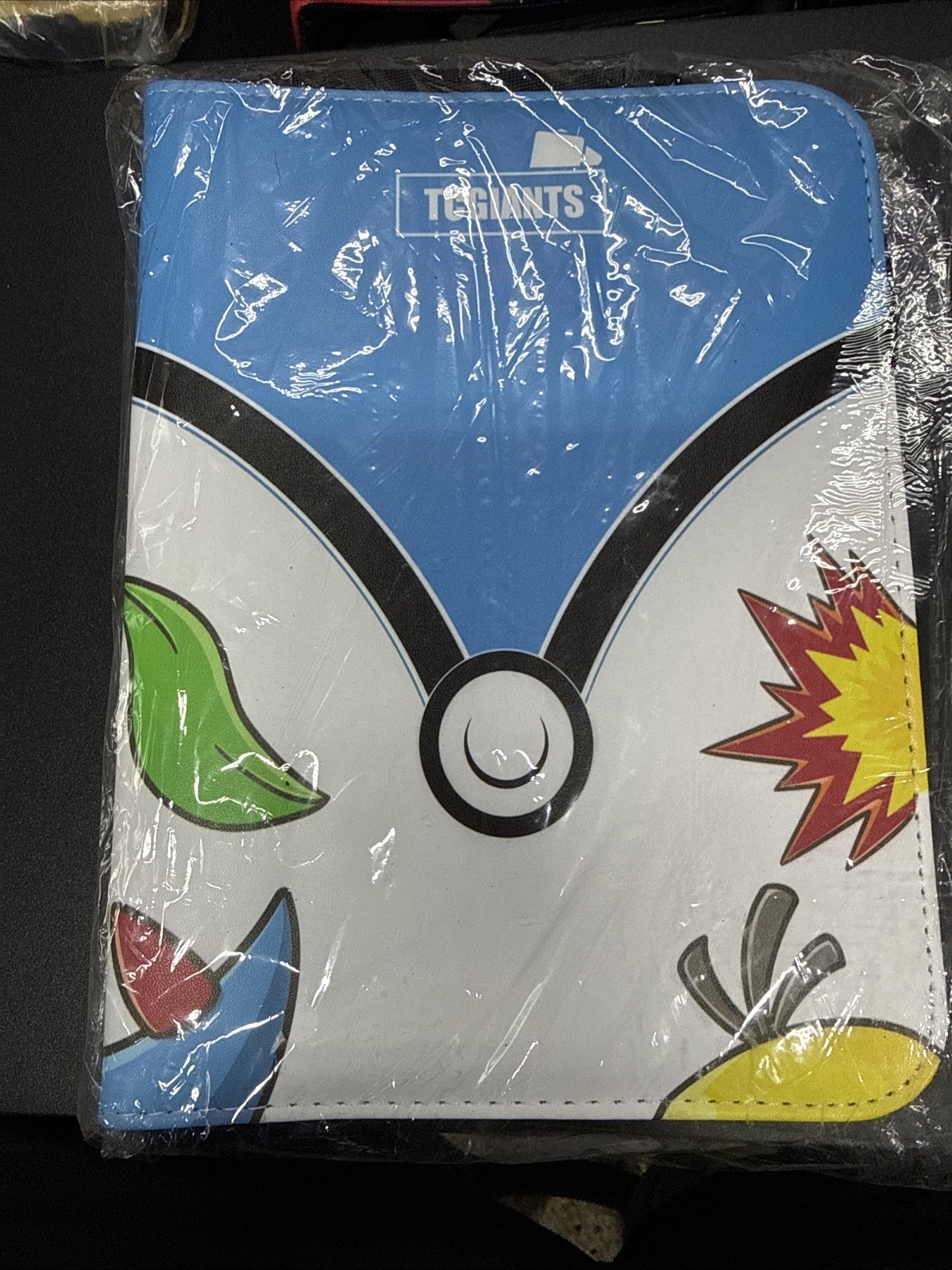 New TCGAMES Pokemon 440 Pocket Card Binder 4-Pocket Zipper Album 3-Ring 55 Pages