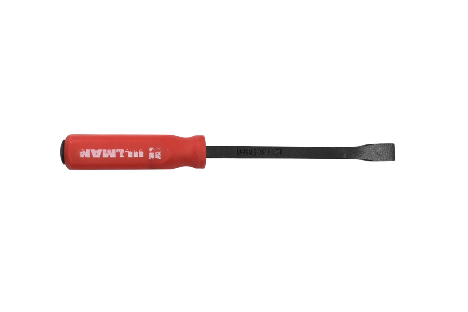 Ullman Pry Bar 12 Inch Flat Trim Tool Red Handle Steel Gooseneck 305mm Prybar