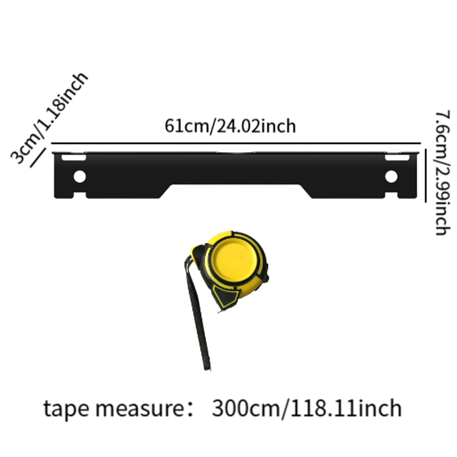 2Pcs Wheel Alignment Tool Toe Alignment Plate with Tape Spare Parts High